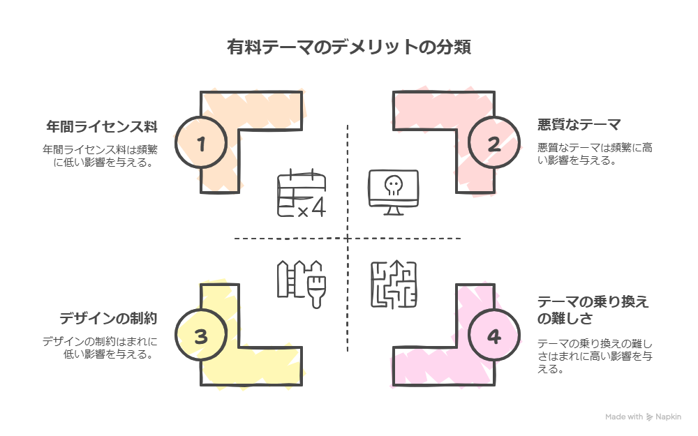 WordPress有料テーマのメリットとデメリット|実体験から感じた本音