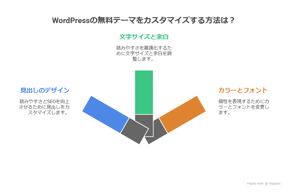 WordPress無料テーマを自分好みにカスタマイズする基本手順