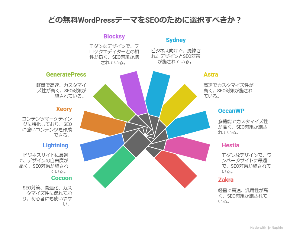 2025年版！SEOに強い無料WordPressテーマランキング