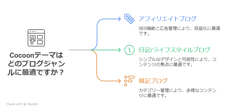 WordPress無料テーマ「Cocoon」はどんなブログジャンルに合う？おすすめ紹介