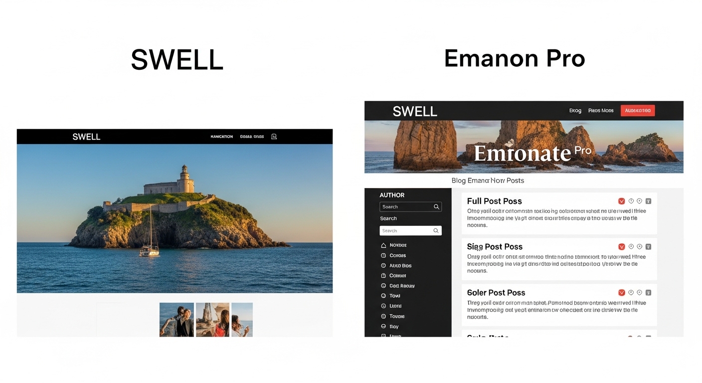 ブログ運営に向いているWordPressテーマは SWELLとEmanon Proどっち？違いを比較