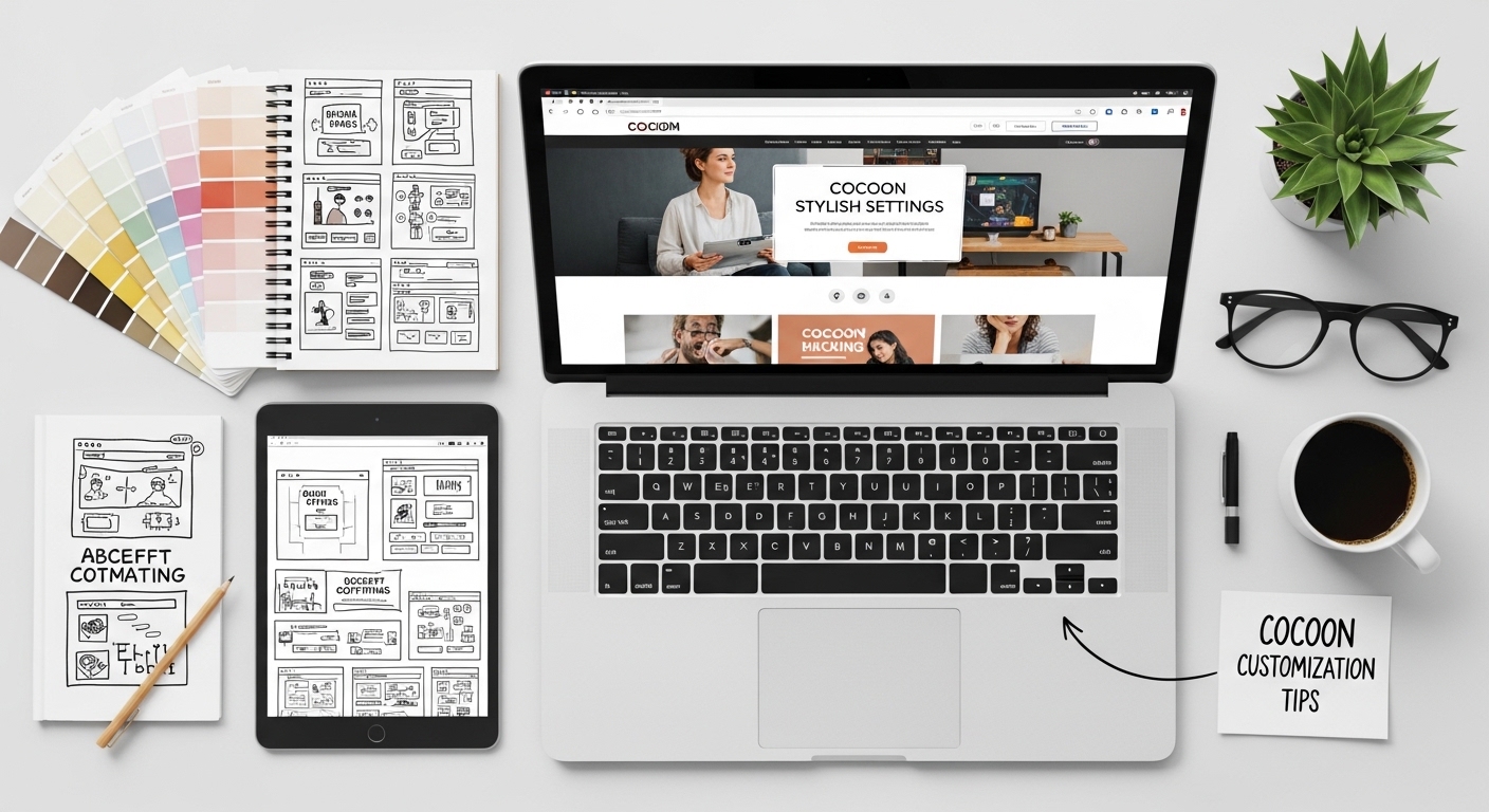 Cocoonをおしゃれにカスタマイズする方法！おすすめ設定を解説