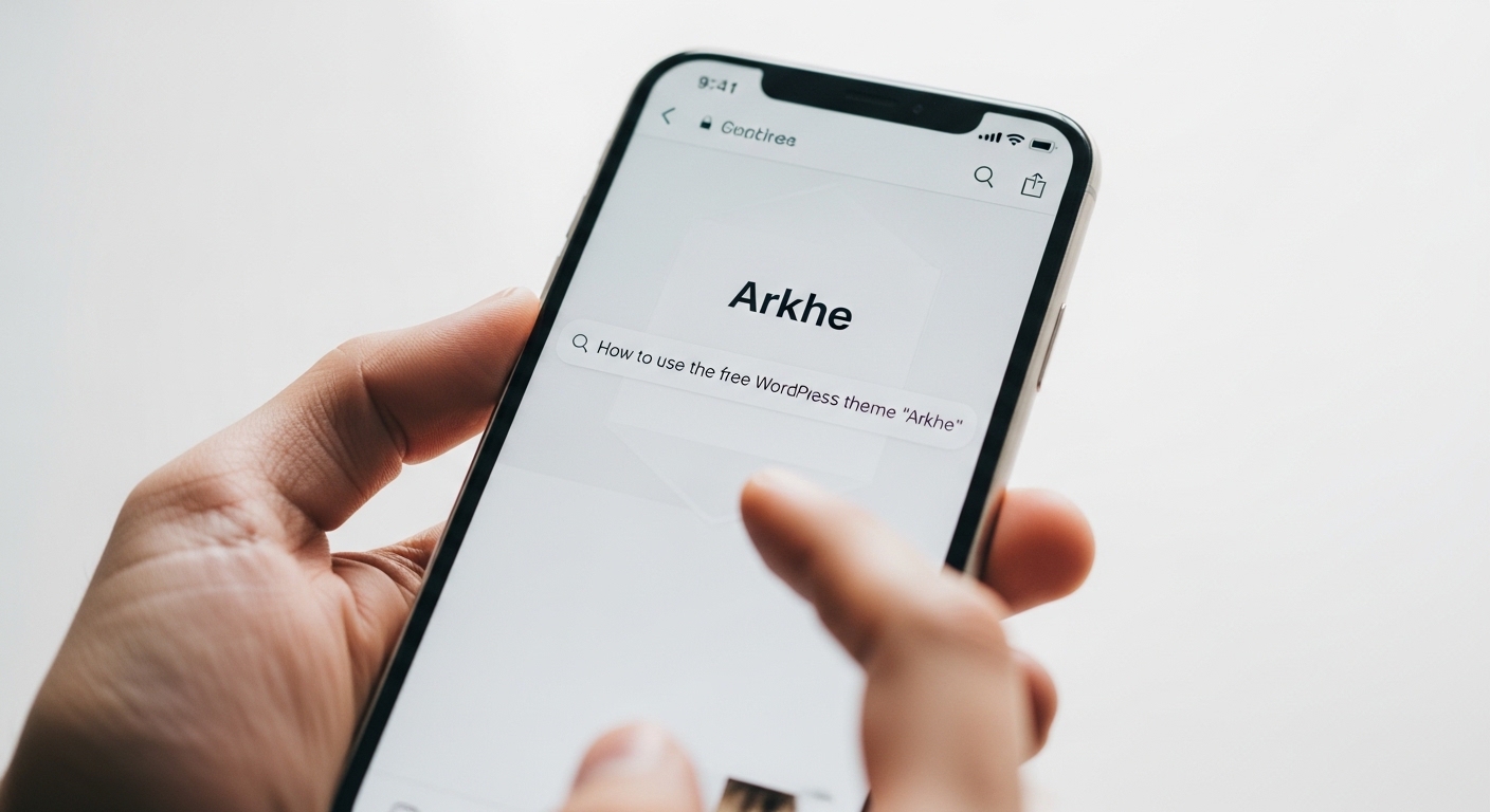 WordPress無料テーマ「Arkhe」の使い方とリアルな印象