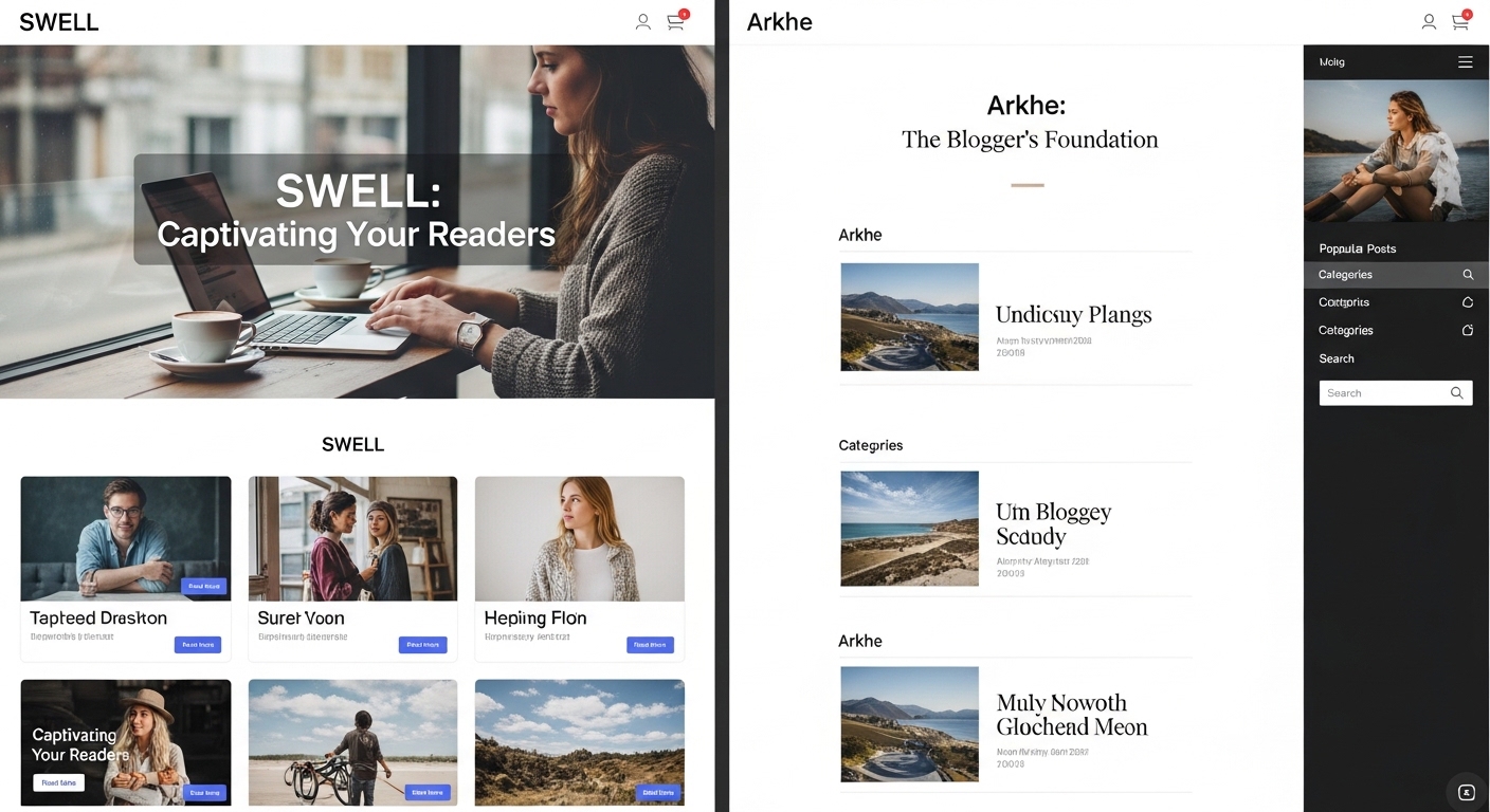 ブログ運営に向いているWordPressテーマは SWELLとArkheどっち？違いを比較