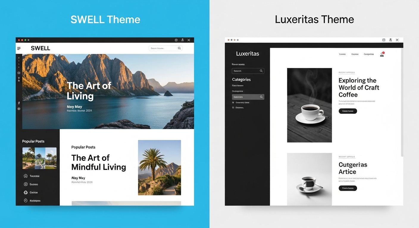 ブログ運営に向いているWordPressテーマは SWELLとLuxeritasどっち？違いを比較